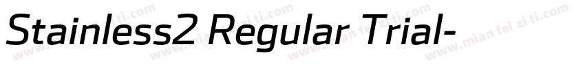 Stainless2 Regular Trial字体转换
